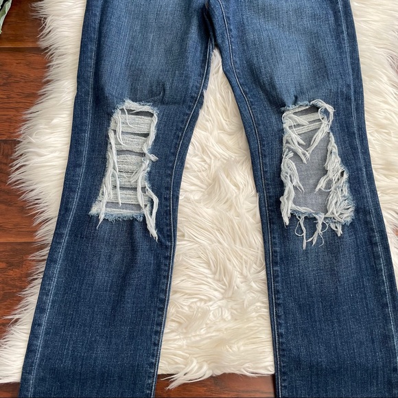 L’AGENCE Jordan High Waisted Distress Ankle Jeans - Picture 2 of 3